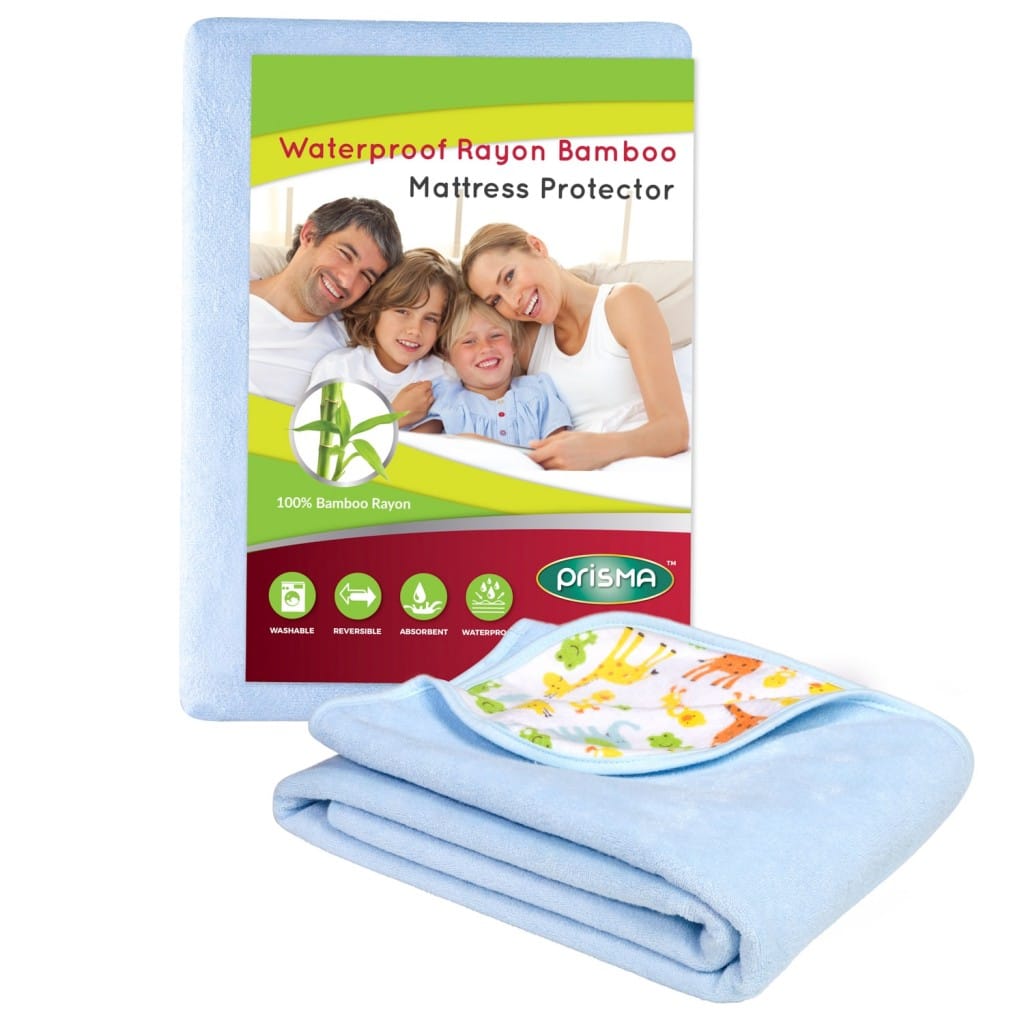Luxury Bamboo Waterproof Mattress Pad Smart Bedwetting Alarm